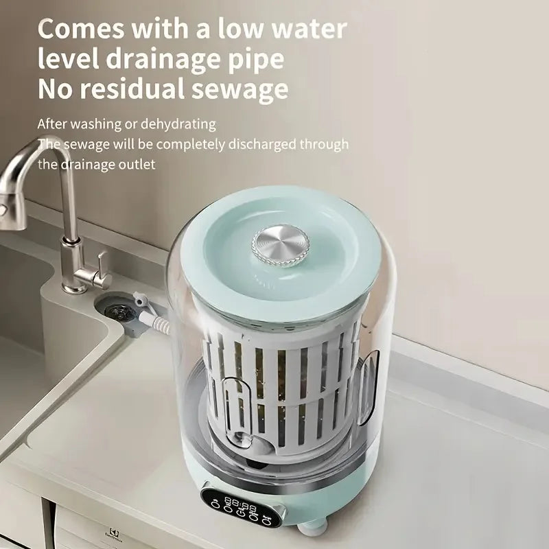 USB charging portable mini automatic washing machine can dehydrate, no need to plug in, no need to assemble