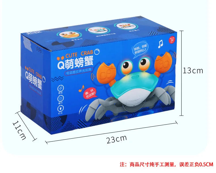 Kids Induction Escape Crab Octopus Crawling Toy Toddlers Electronic Musical Pet Avoid Obstacles Fun Party Interactive Baby Toys