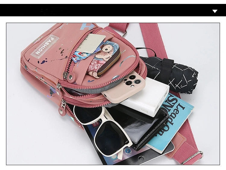 Chest Bag Crossbody Small Sling Backpack Sling Bag for Women, Chest Bag Daypack Crossbody for Travel Sport Crossbody Backpack