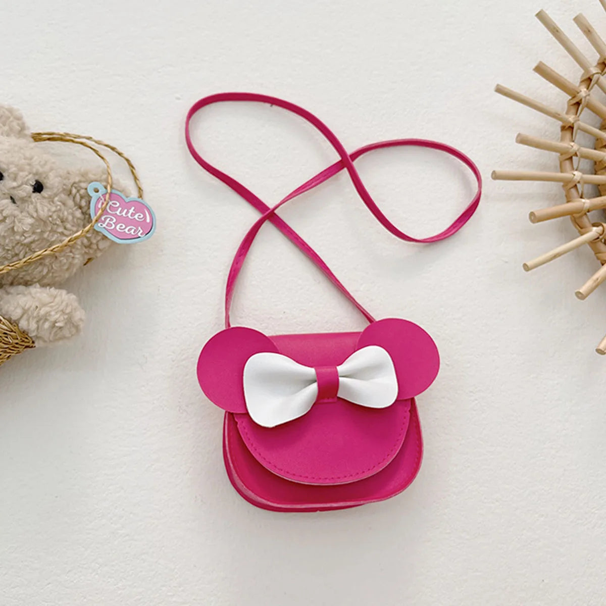 Princess Cartoon Kids Crossbody Bag Fashionable Mini Shoulder Bag for Girls Cute Small Bag