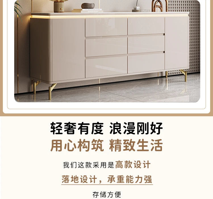 Simple Space Saving Cabinets Living Room Portable Storage Modern Trendy Display Cabinet Simple Luxury Vitrina Furniture