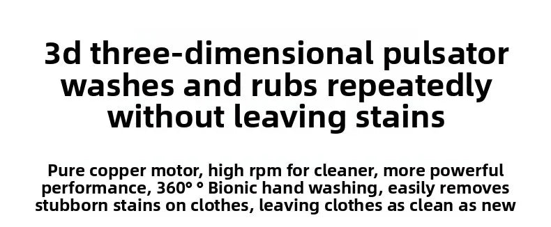 3L Mini Washing Machine Portable Home Clothes Socks Underwear Cleaning Washing Machine Travel Washing Machine with Spin Drying