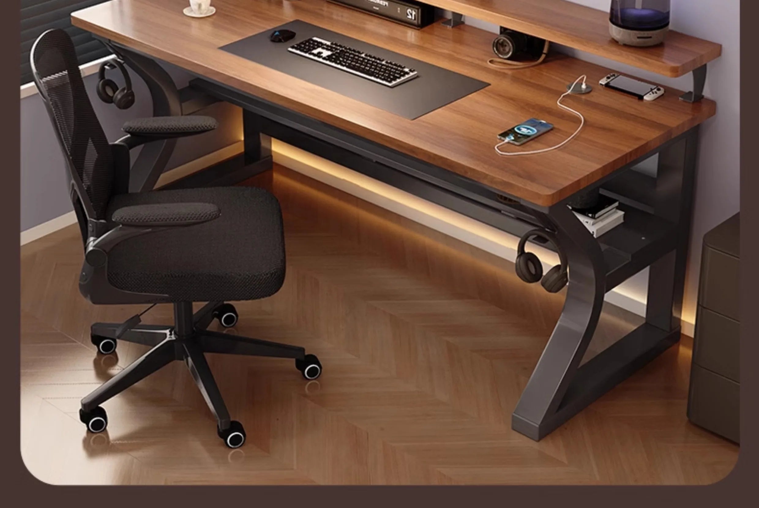 Wooden Designer Modern Office Desks Luxury Home Writing Large Laptop Computer Desks Gaming Standing Escritorio Furniture