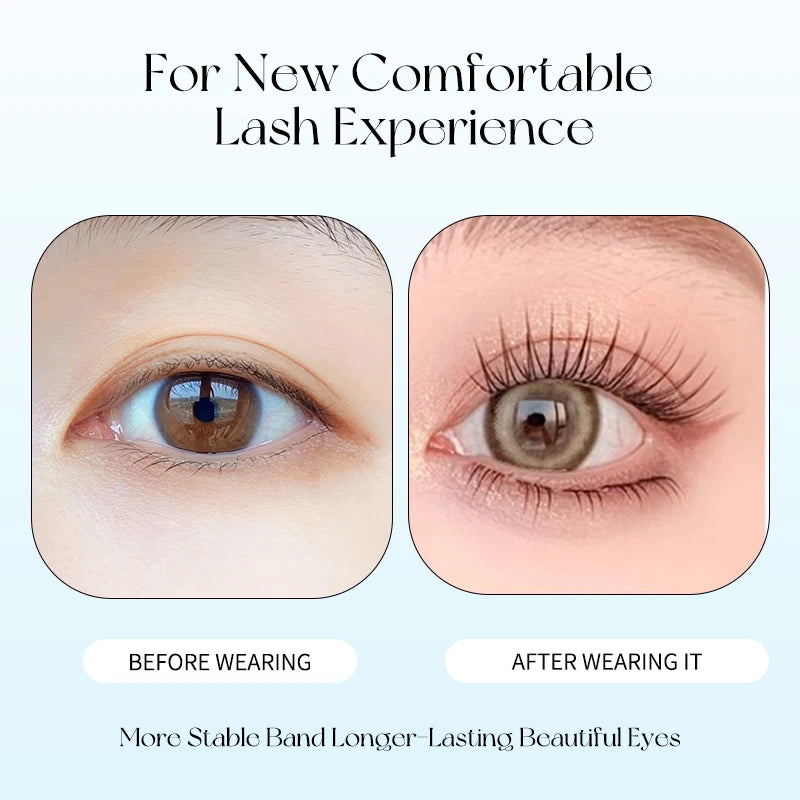 Natural Look Self Adhesive Eyelashes Clusters No Glue Needed Individual Lashes Reusable Soft Lash Extensions For Beginners Easy