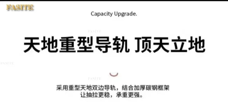 Tall Cabinet Big Monster Storage Kitchen Cabinet Slide Rail Snack Drawer