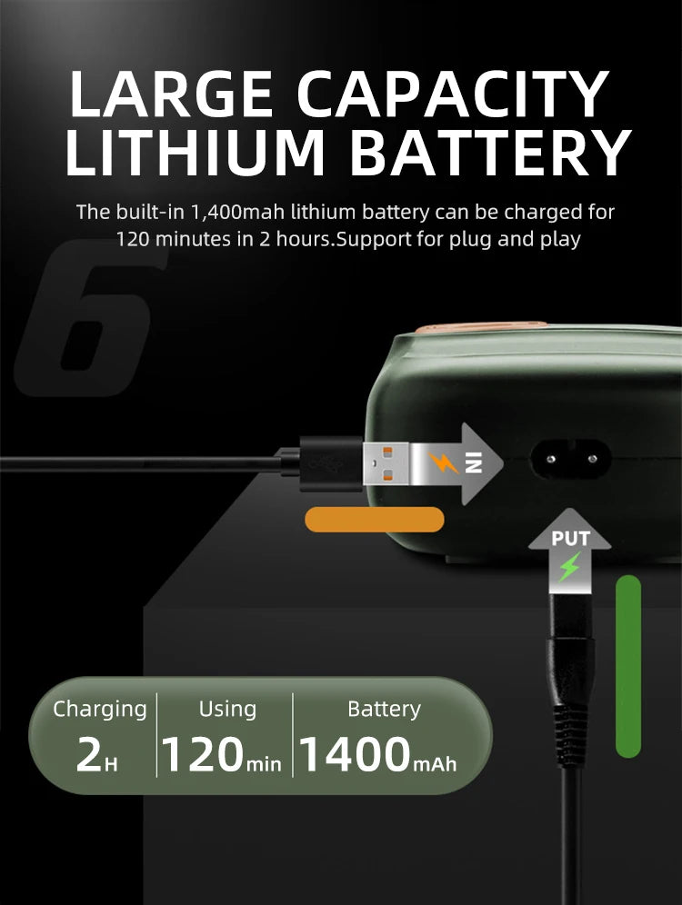 Kemei 2 in 1 Rechargeable Electric Shaver LCD Display Portable Cordless Men Reciprocating Razor Beard Trimmer