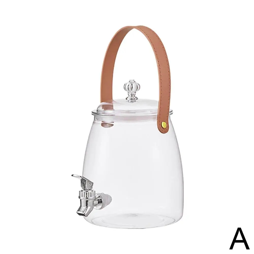 3L/5L PET Cold Water Kettle With Tap Tea Pots Dispenser Jug Juice Pitcher Pot For Refrigerator Drink Drinkware Cold Water Bucket