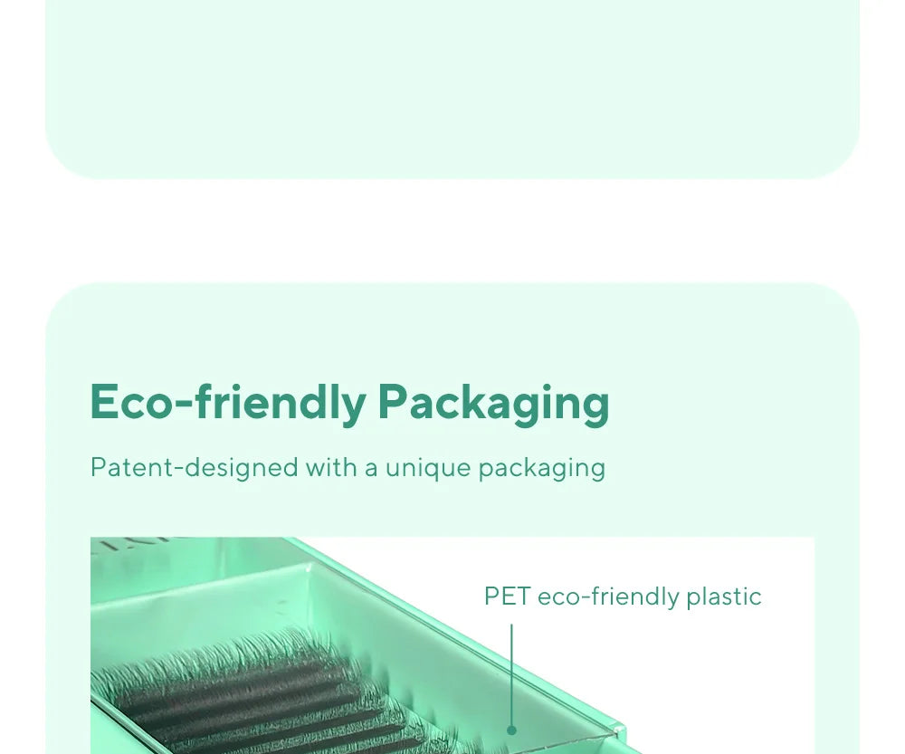 DIYDAY U-shaped 3D 4D 5D Eyelash Extension New Style U Shape W Bloom Lashes Premade Fans Lightweight Fluffy Mink Faux Eyelashes