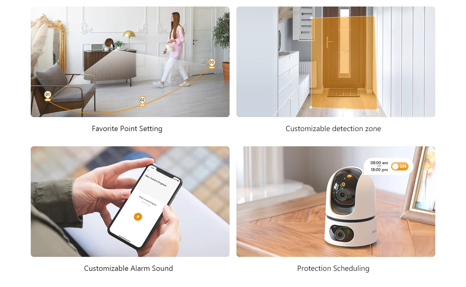 IMOU Ranger Dual PTZ WiFi Camera Dual Lens Home Indoor CCTV Surveillance Camera Auto Tracking Security Protection Baby Monitor