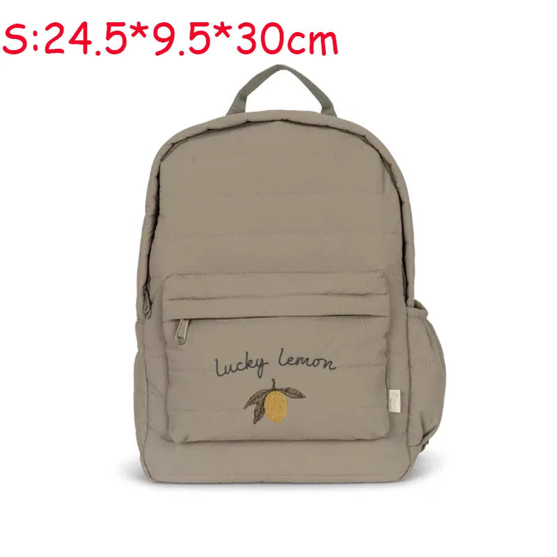 Baby Backpack Parent-child 2022 Kids Schoolbag Kindergarten Bags Travel Mom Cherry Lemon Children's Boys Girls Storage Bag