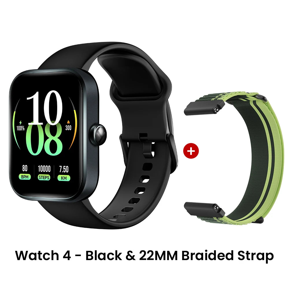 HAYLOU Watch 4 GPS Smartwatch 1.93'' HD Display Bluetooth Phone Call Health Monitoring IP68 Waterproof Smart Sport Watch