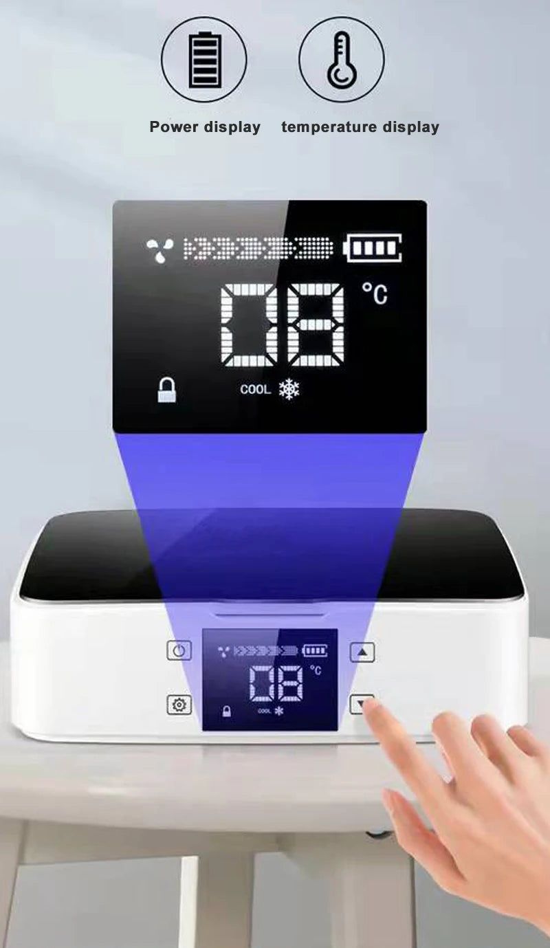 Mini Portable Insulin Refrigerator Mini-Fridge Cooler For Insulin Serum Interferon Capsules 10200mAh Li-ion Battery USB Charging