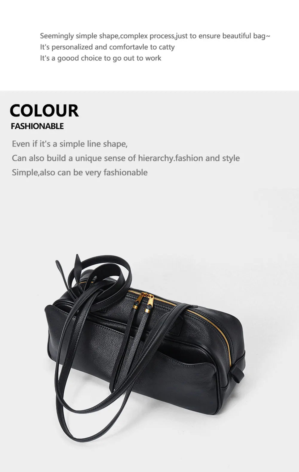 New Women's Bag Genuine Leather Luxury Designer Women Shoulder Bag Soft Cowhide Handbags Fashion High Quality Baguette Bags