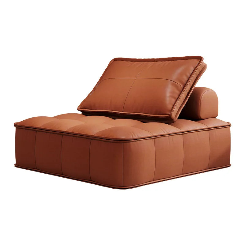 Internet-famous tofu block sofa: light luxury tech fabric lazy sofa, convertible for lying and sleeping, small-sized square sofa