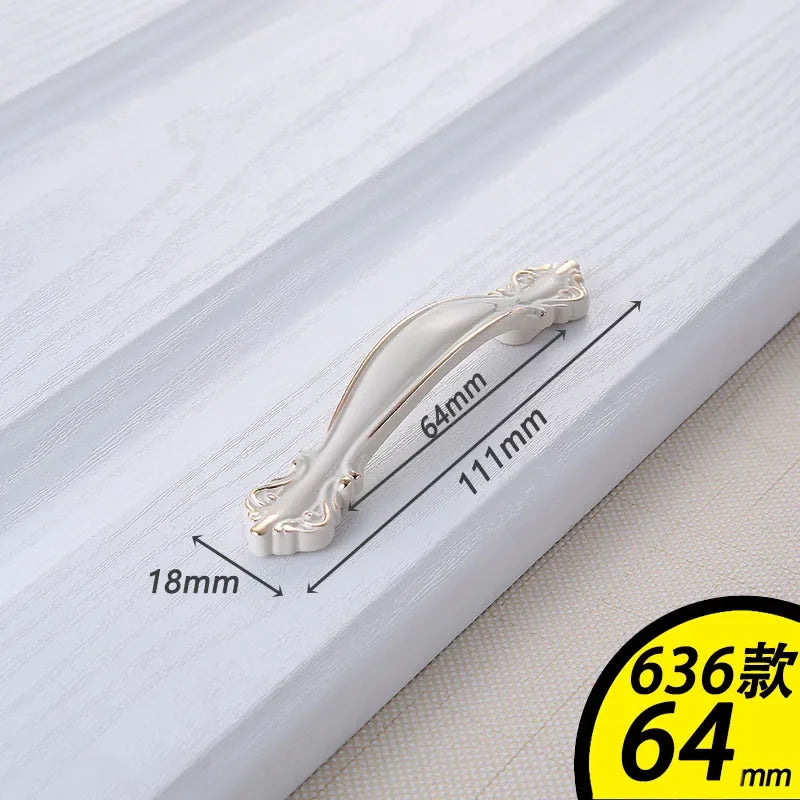 YM White Dressers Handle Kitchen Item Drawer Closet Wardrobe Gold Handle Cabinet Storage Door Cabinet Invisible Door Pulls Konb
