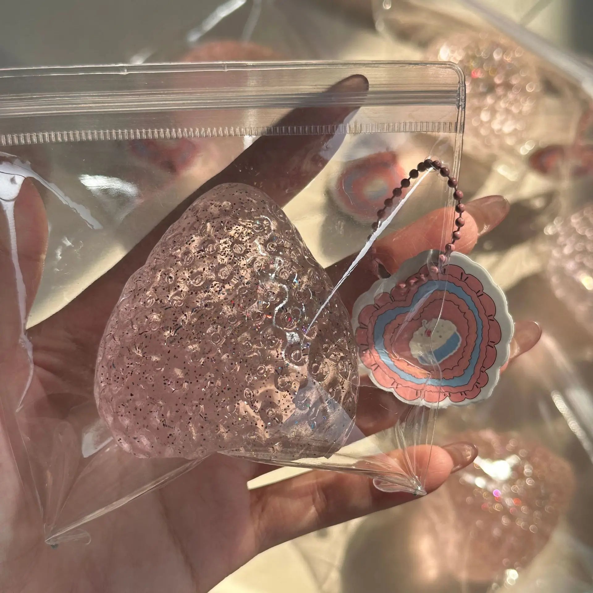 Strawberry Taba Squishy Fidget Toy - Slow Rebound Stress Relief Toy for Kids, Adults, Office & Party Favors - Squeeze Gift