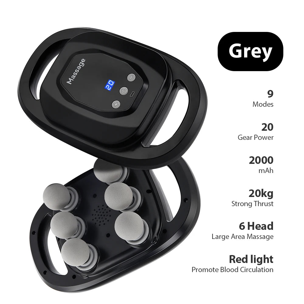 66-head Fascia Gun High Frequency Vibration Body Massage Gun Back Massager Waist Massager Neck Shoulder Thigh Fascia masajeador