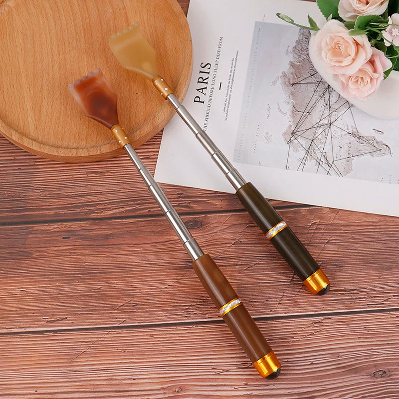 1 Pc Extendable Magnetic Ball Hackle Back Scratcher With Magnet Telescopic Scratching Backscratcher Massager Back Scraper