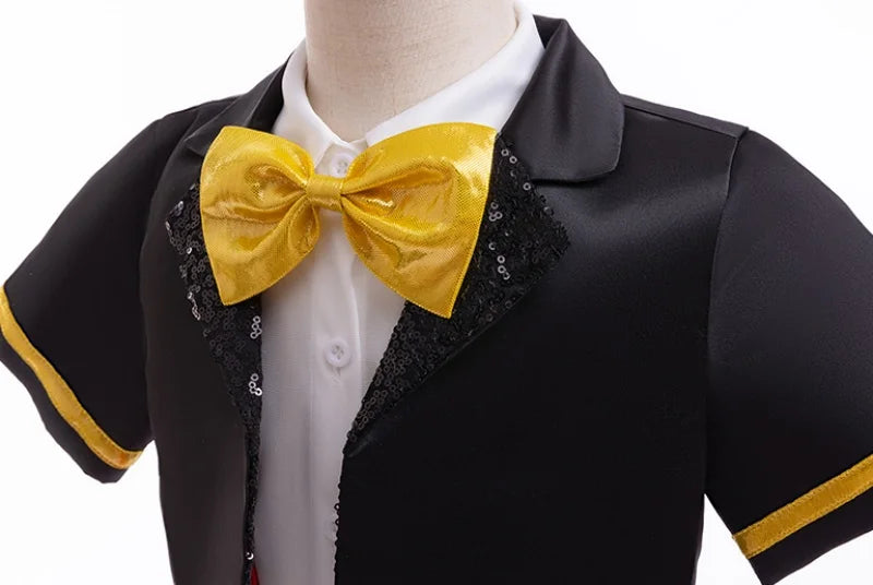 Baby Clothes Mickey Cosplay Costume New Year Costumes Kids Girl Boy Backband Pants Set Stage Performance Christmas Dress 3PCS