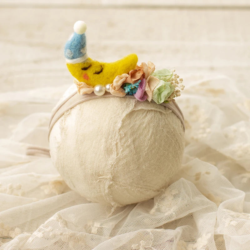 ❤️Newborn Photography Props Accessory Cute Manual Headband Studio Baby Photo Cartoon Ear Headwear Infant Shoot Accessories