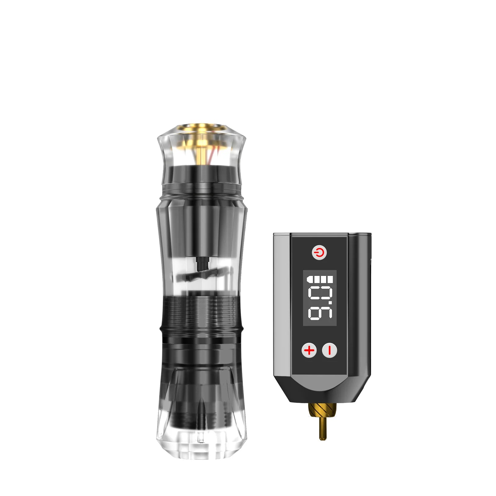 Tattoo Kit POSEIDON V6 New Tattoo Pen Kit For Permanent Makeup Tattoo Machine Kit transparently Tattoo Power Supply Tattoo Kit