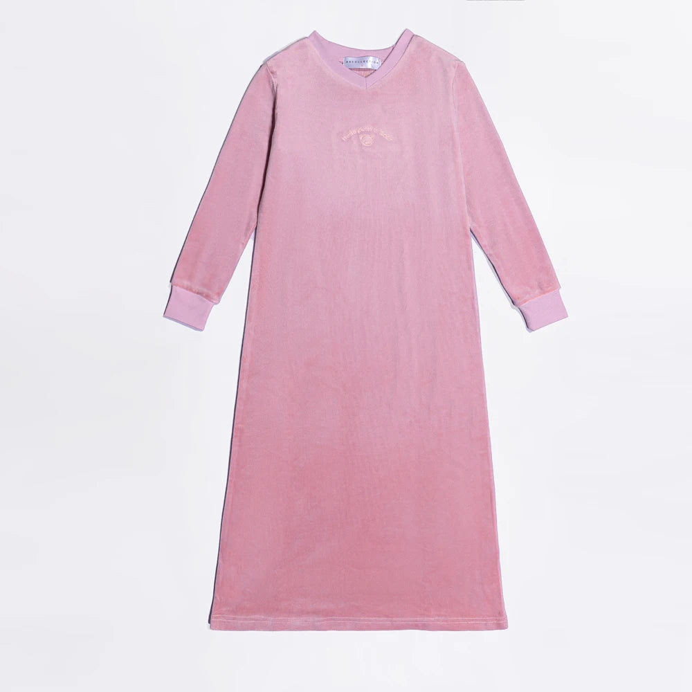 AS 2025 Velour lounge wear soft pjs family matching set dress footie clothes baby teen boys girls velour pajamas