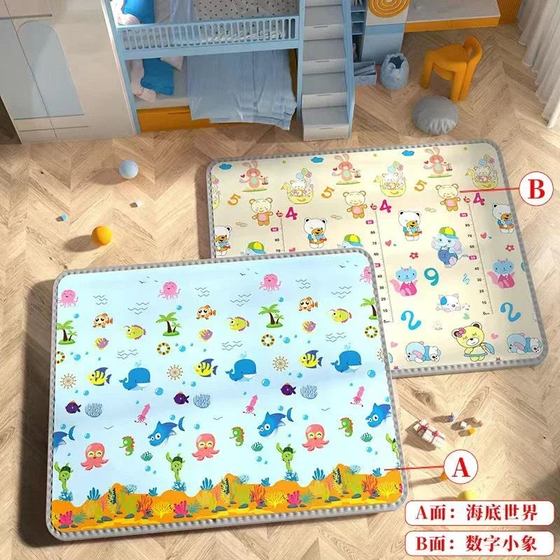 5 sizes to choose Baby Crawling Play Mats Cartoon Lion Giraffe Folding Mat Carpet Play Mat for Children's Safety Mat Rug Playmat