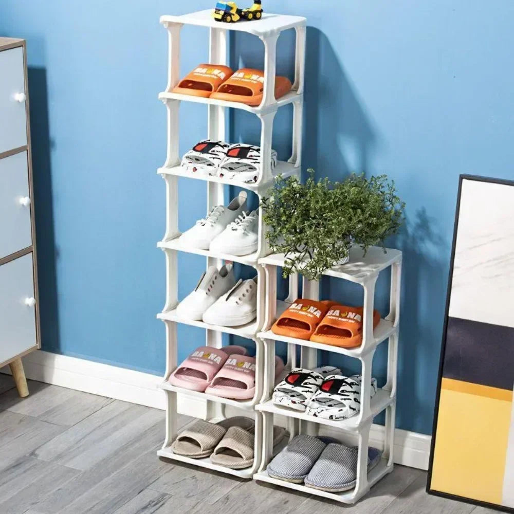 Shoe Rack Storage Organizer Household Living Room Vertical Shoes Rack Storage Cabinet Cabinets Removable Household Shoe Rack