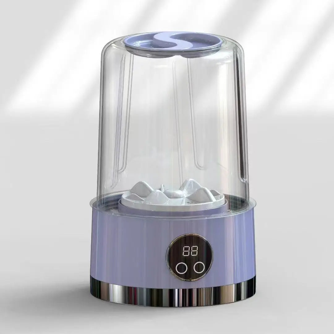 1L Mini Rechargeable Washing Machine Underwear Travel Portable Small Socks Washing Machine Dehydratable Portable Laundry Bucket