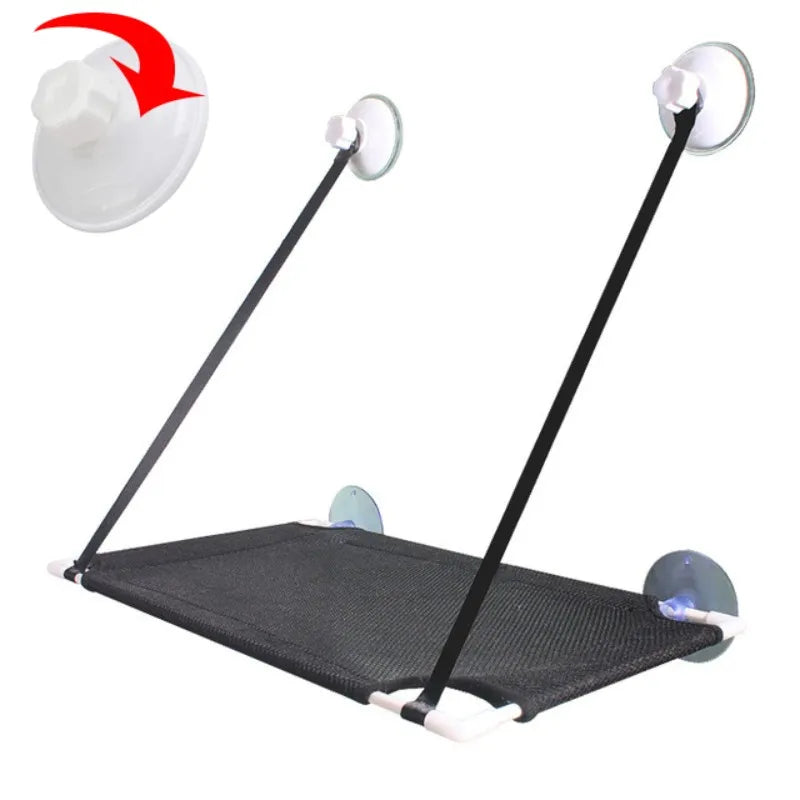 Cat Hammock Window Bed Kitten Sunny Seat Hanging Mount Beds Cat Sofa double-decker tunnels Suction Cup Wall Pet Hanging Winter