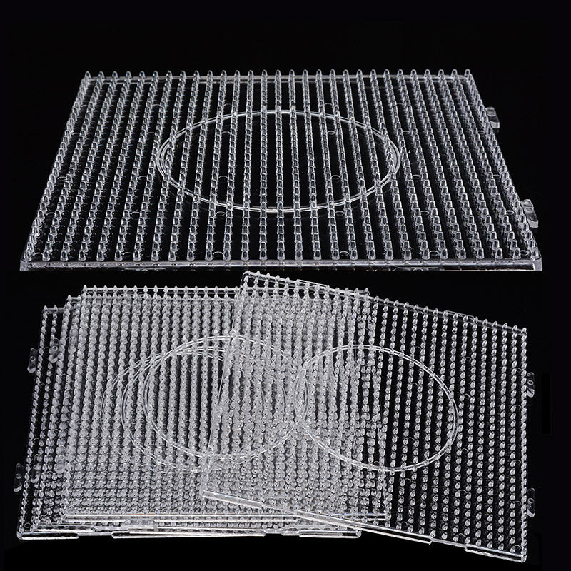 2.6mm Hama Beads Template DIY Perler Square Pegboard Fuse Beads Tool Educational Tangram Jigsaw Puzzle Template Kids Toy