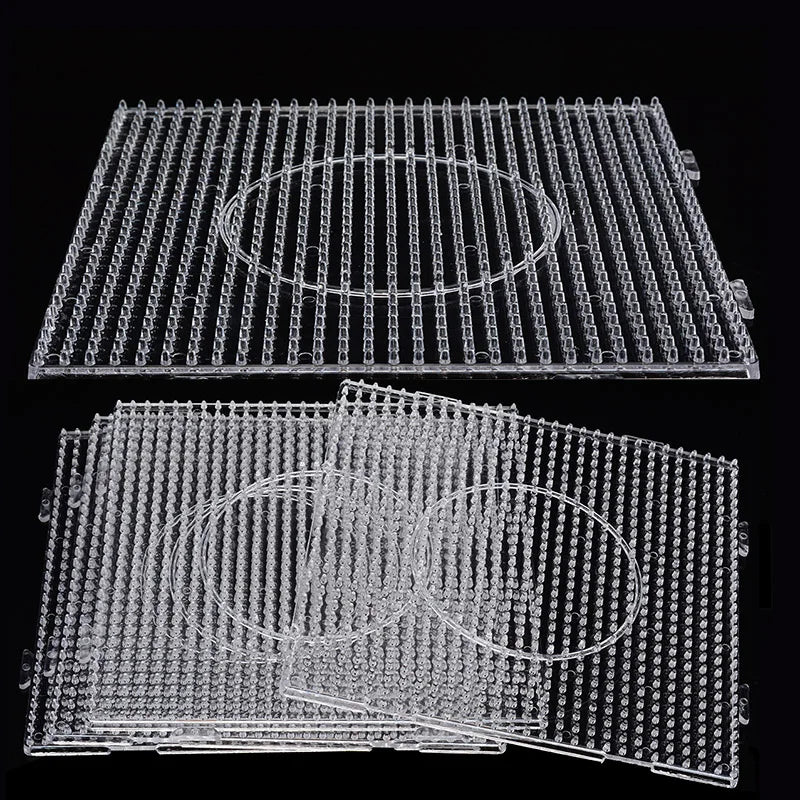 2.6mm Hama Beads Template DIY Perler Square Pegboard Fuse Beads Tool Educational Tangram Jigsaw Puzzle Template Kids Toy