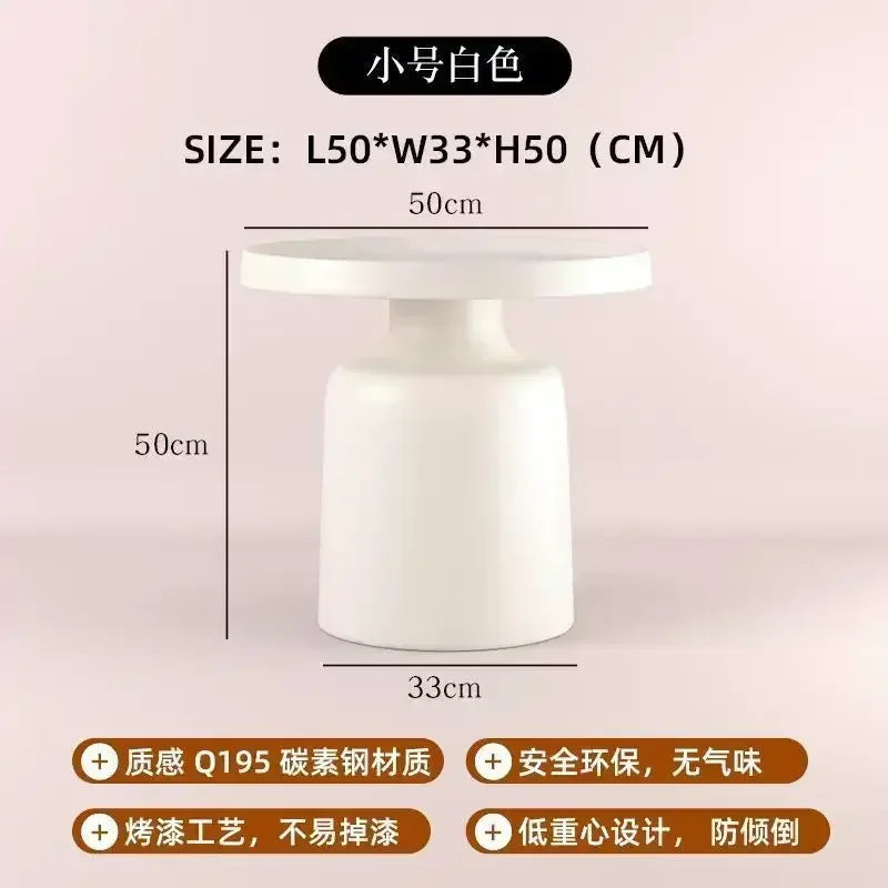 Hot Sale Nordic Coffee Table, Creative Round Living Room Table, High-end Light Luxury Side Desk, Modern Simple Furniture 121