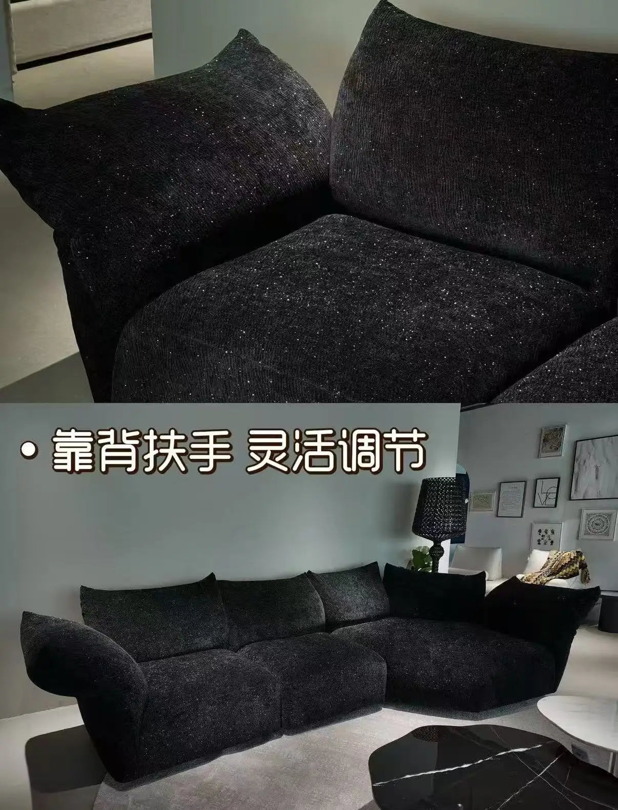 Minimalist Black Living Room Sofas Oversized Japanese Individual Living Room Sofas Lounges Lazy Divano Soggiorno Home Furniture