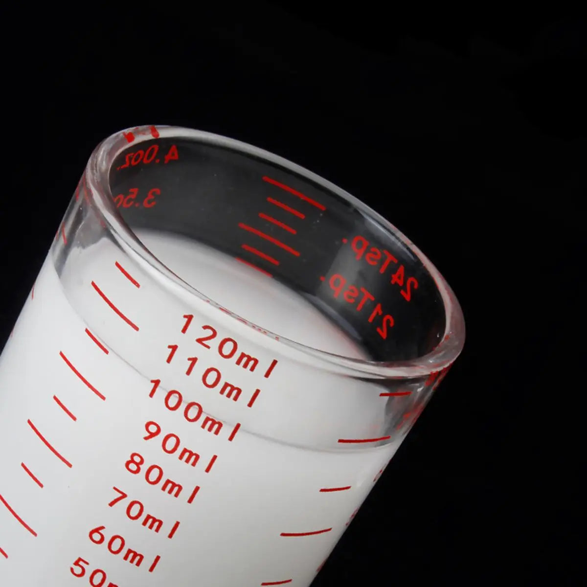 4 Ounce/120ML Heavy Duty Heat-resistant Bar Accessories Measuring Cup Bartender Tools Shot Glass Jigger