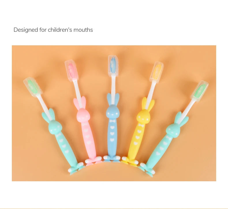 Cartoon Children Toothbrush, Manual Toothbrushes With Extra Soft Bristles For Deep Cleaning Oral Care At Home For Kids