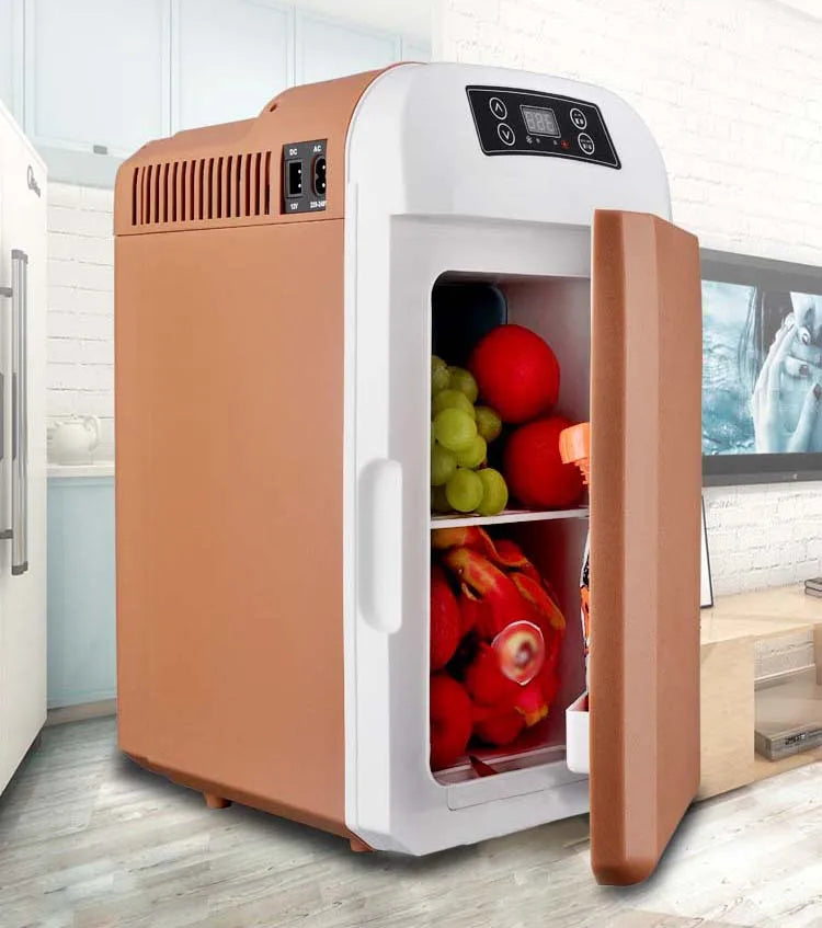 8L Car Home Dual-use Refrigerator Small Refrigerated Refrigerator Cold And Hot Dual Energy Refrigerator Fridge Mute Low Noise