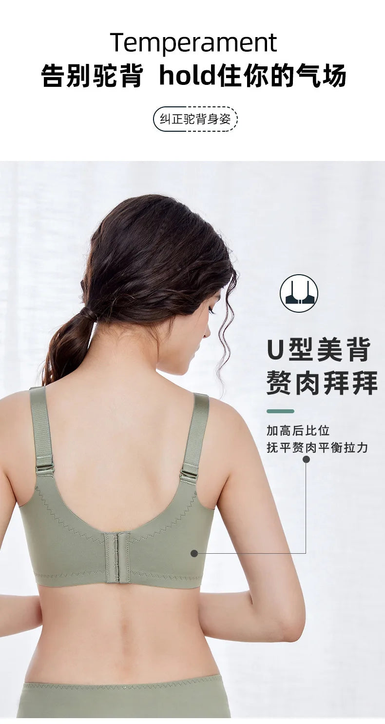 Nursing bra gathered to prevent sagging postpartum pregnant women underwear breastfeeding bra maternity