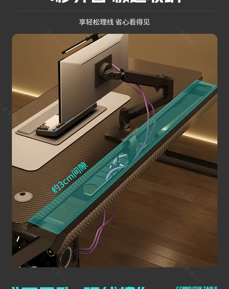 Hidden Aesthetic Office Desk Unique Living Room Musical Studio Office Desk Reception Vanity Mesa Ordenador Home Furniture