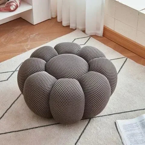 Single Seat Designer Pumpkin Lazy Sofa Balcony and Bedroom Can Lie Down and Recline Italian Minimalist Rochburg Football Sofa