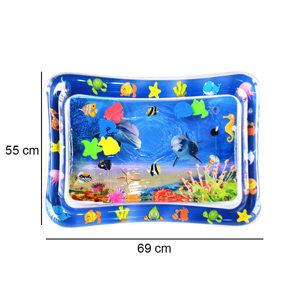 Baby Water Play Mat Inflatable Toys Children's Mat Kids Thicken PVC Playmat Toddler Activity Play Center Water Mat for Babies