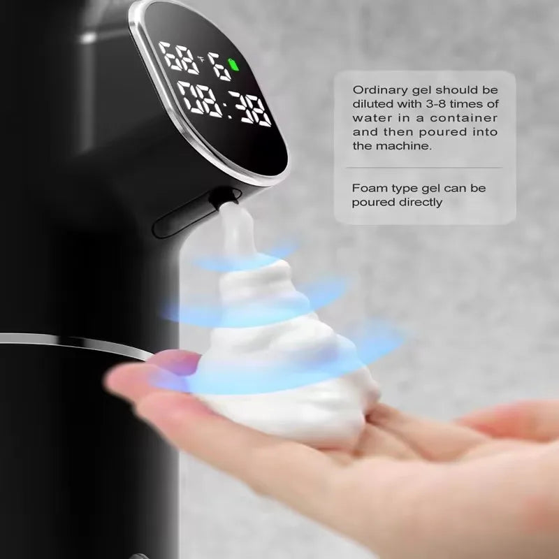 Xiaomi Automatic Foaming Soap Dispenser Touchless HD LED Time And Temperature Display 5-Level Adjustable IPX6 11Oz/320Ml