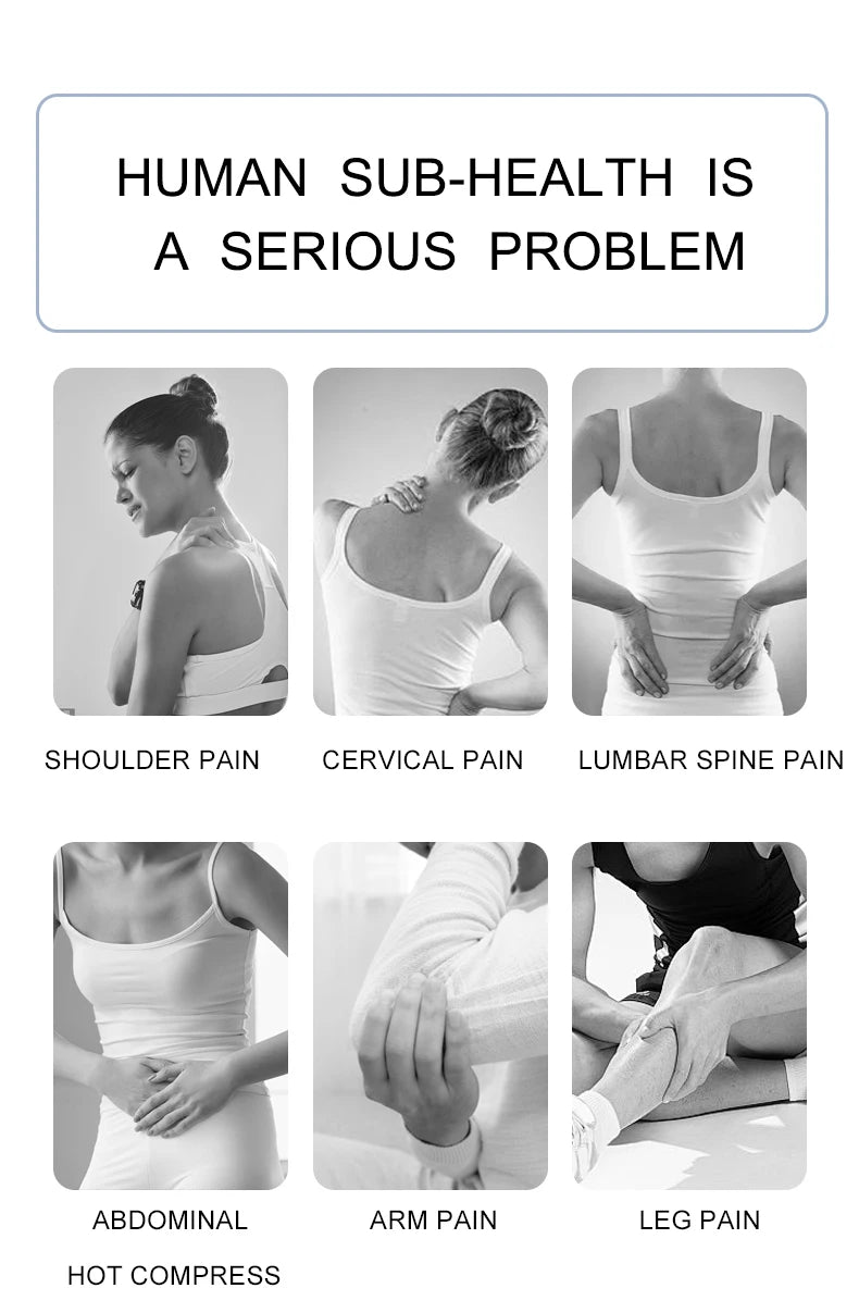 Treatment, physiotherapy equipment Electronic muscle massager constant temperature heating micro electric massager