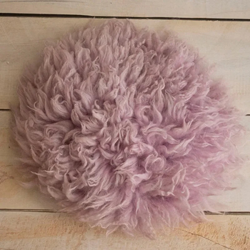 Flokati 100% Wool Blanket Mats Baby Photography Props Newborn Wrap Backdrop Prop for Newborns Photo Shoot Fotografia Accessories