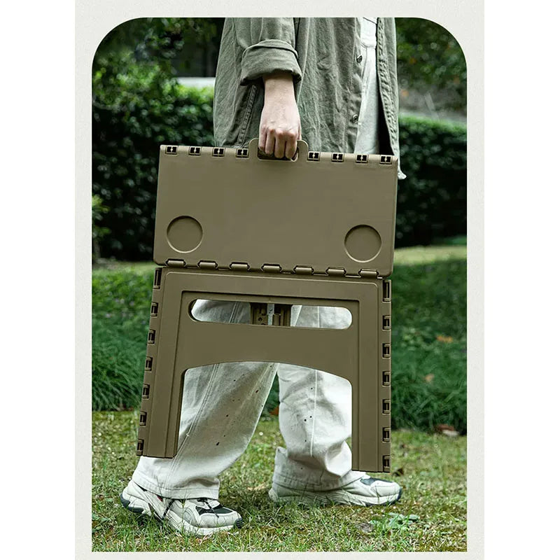 Outdoor Folding Table Portable Picnic Table Chair Lightweight Collapsible Fishing Stool For Travel Beach Hiking BBQ Supplies