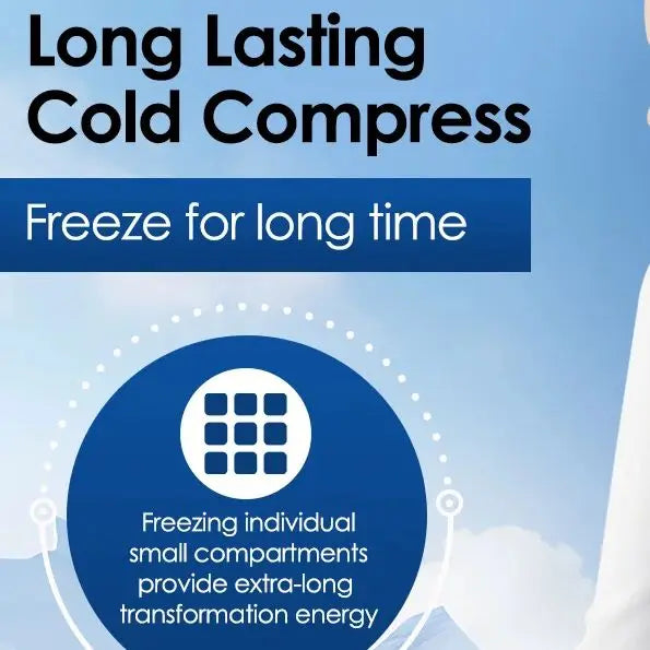 Reusable Large Ice Pack Wrap Hot Cold Compress Therapy Back Massage Pad Cooling Cushion For Knee Leg Neck Shoulder Muscle Strain