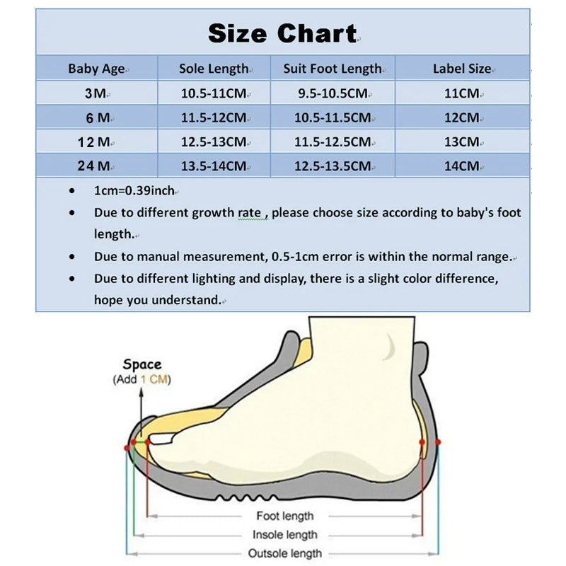 Baby Socks Slippers With Rubber Soles Girl Boy Infant Newborn Children Floor Socks Shoes Anti Slip Soft Sole Toddlers Indoor