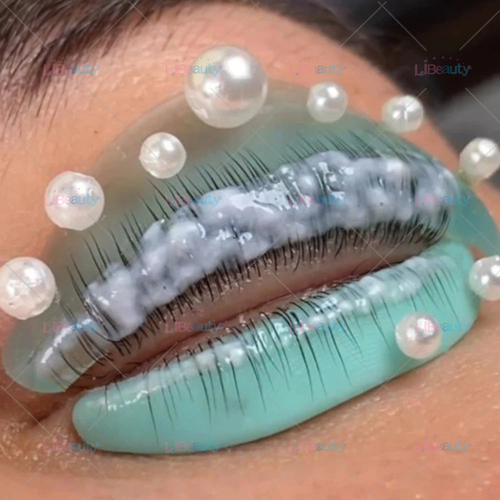 Libeauty 7 Paris Reusable Lash Lift Shield Pad Eeyelash Curling Iron Silicone Eyelashe Curler Accessories Applicator Makeup Tool