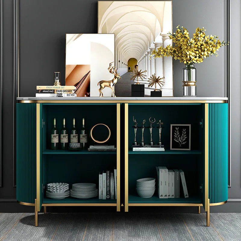 Light luxury door cabinet Modern simple living room partition decorative cabinet American shoe cabinet Italian entry marble dini