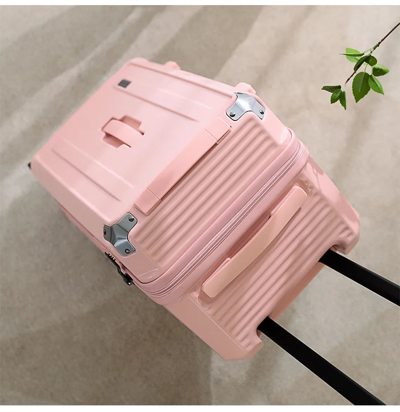 Japanese travel suitcase universal wheel password thickened trolley luggage 22/26/30 inch high value luggage for men and women